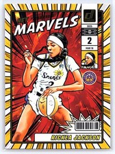 2025 Donruss WNBA #6 Rickea Jackson Net Marvels Press Proof