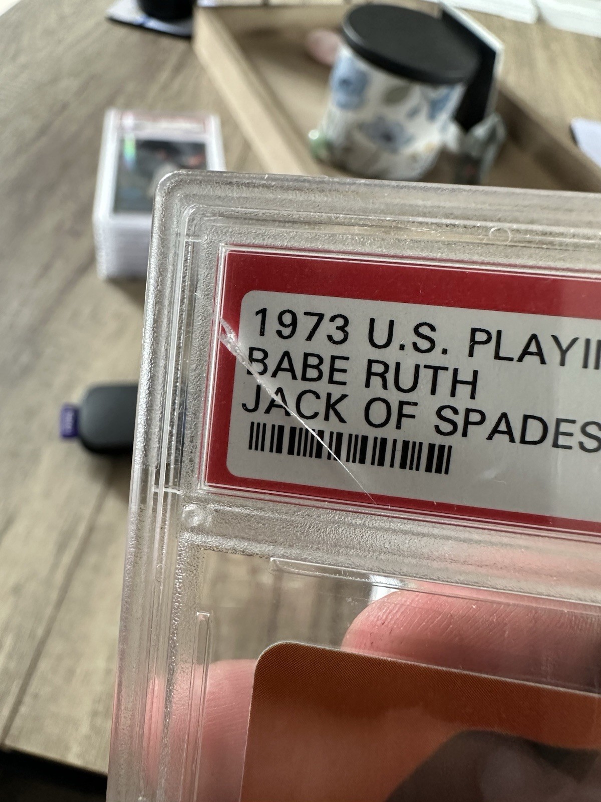 1973 U.S. Playing cards BABE RUTH  2 of DIAMONDS  New York YANKEES PSA 10 GEM view 3