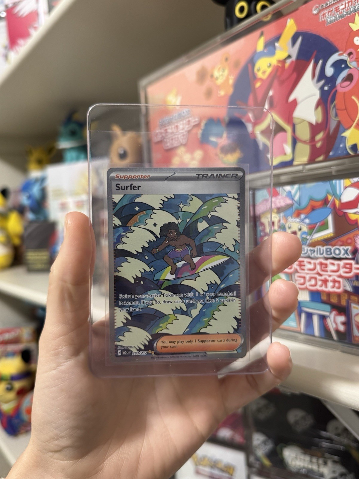 Surfer 293/217 Special Illustration Rare Ascended Heroes Pokemon Holo Near Mint