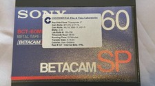 Sony Betacam SP 60 Tape - Used - May or may not have content on them.