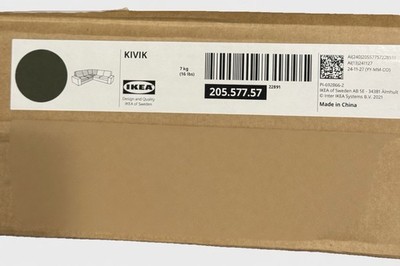 Ikea KIVIK Cover for Corner Section, Tallmyra Dark Green 205.577.57 - NEW