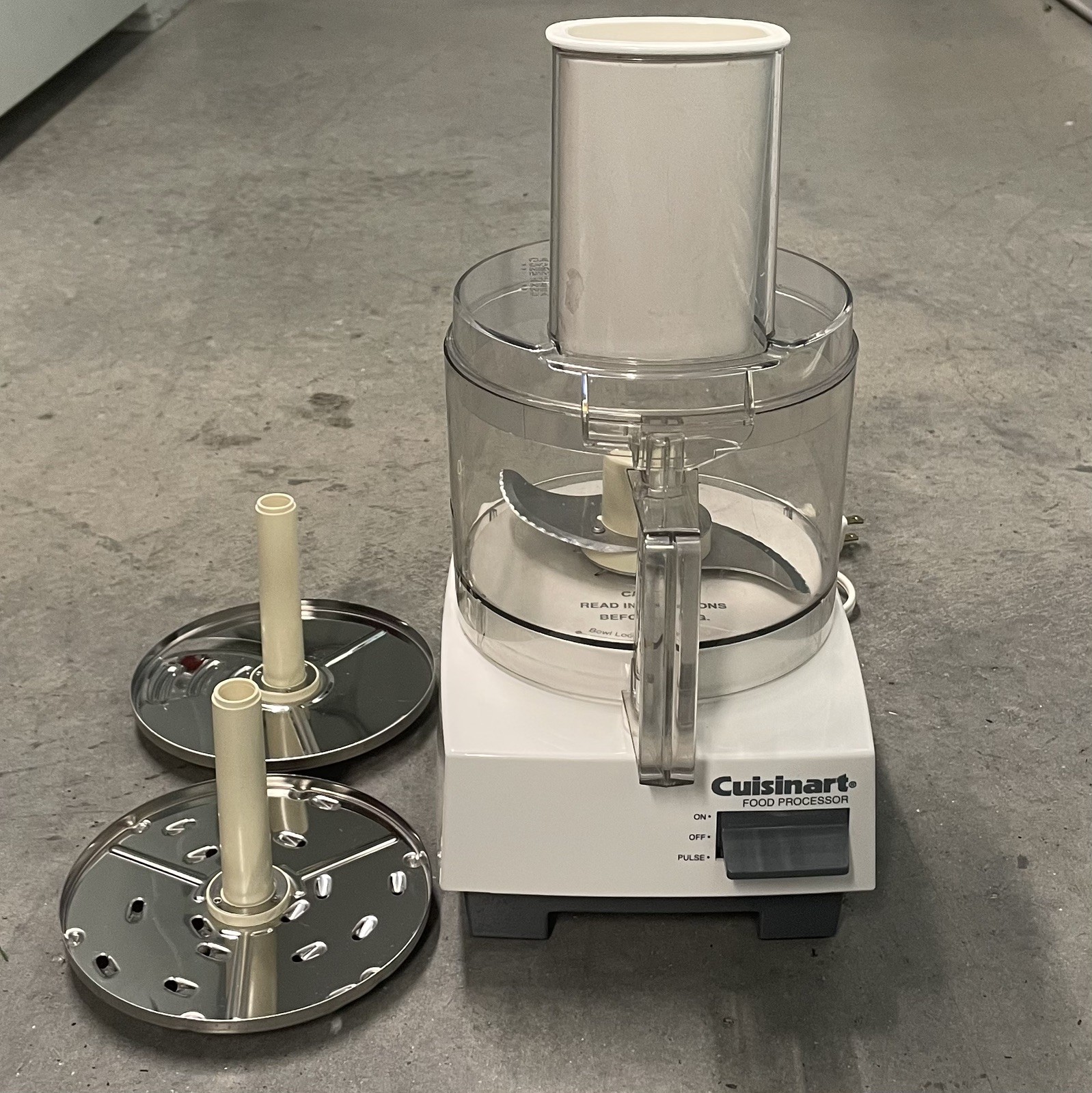 Cuisinart Food Processor DLC-5 TX Type 25 Tested Working w DLC-108TX & DLC-103TX