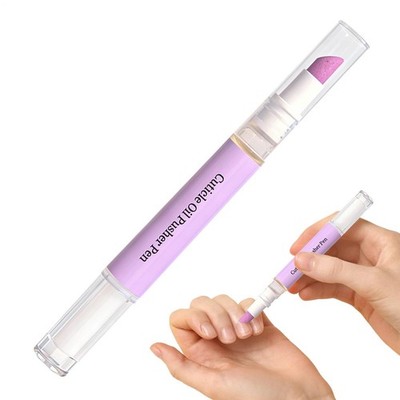 2-in-1 Nail Care Pen, Cuticle Oil Pen & Pusher With Ceramic Tip, Moisturizes