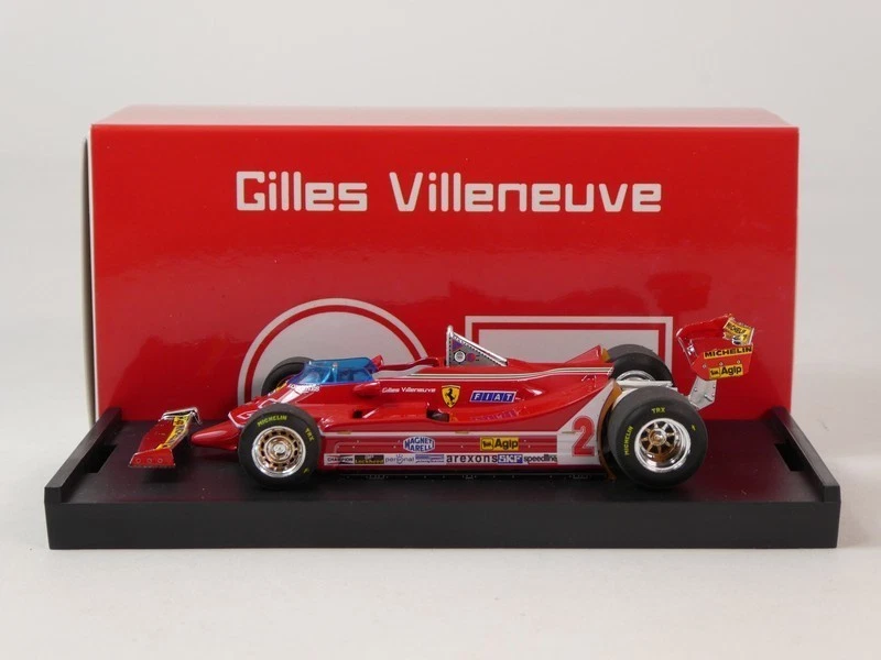 Brumm Ferrari 312 T5 #2 Gilles Villeneuve GP Brasile 1980 1/43 R575UP22 - Immagine 2 di 4