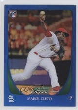 2011 Bowman Draft Chrome Blue Refractor 165/199 Maikel Cleto #18 0a1
