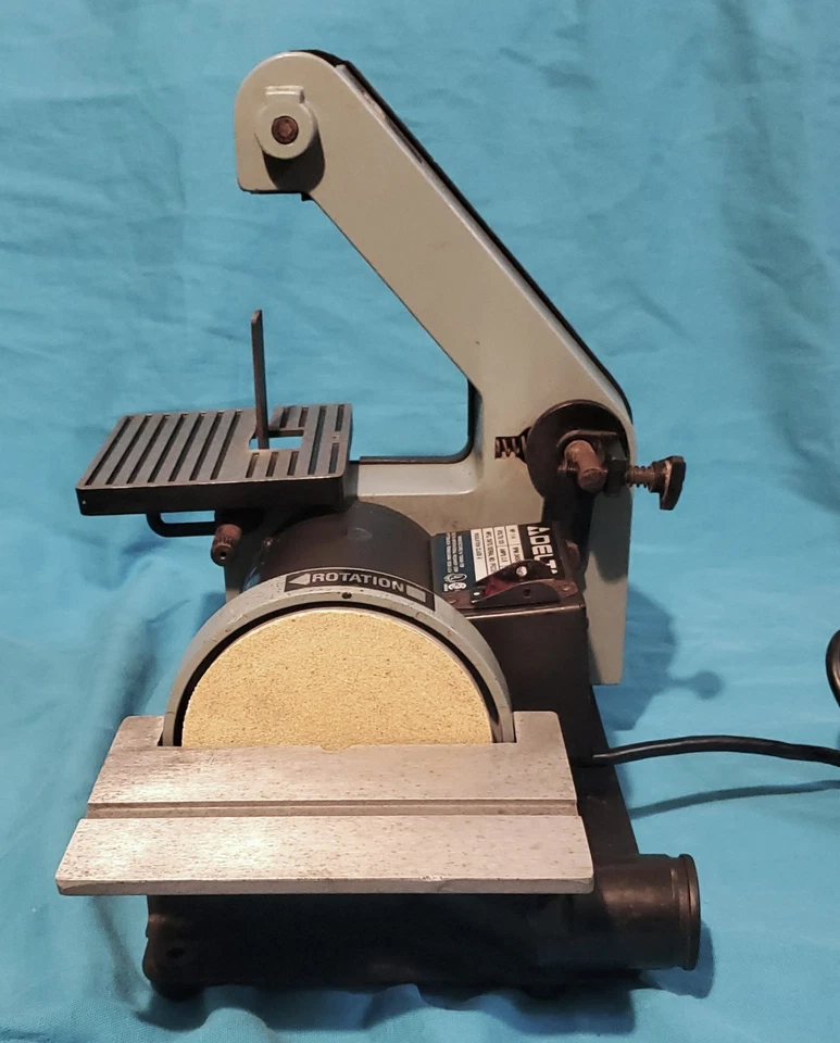 Vintage Delta 1" Belt 5" Disc Sander Model 31-080 USA 1/4 HP - Image 2 of 4