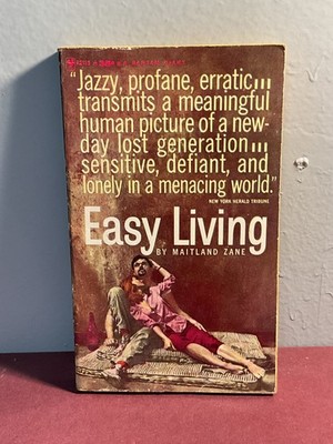 Easy Living by Maitland Zane Vintage Bantam Giant Paperback Novel 1960s Beat