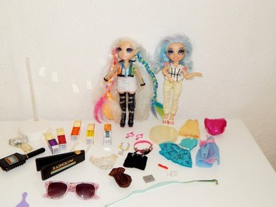 Rainbow high Puppe Sammlung Amaya Raine 5 in1 Hair Play Studio + Gabriella Icely