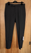 ASOS Design Men's Tapered Suit Pants in Black Size 32x32 NWT