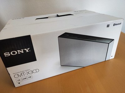 Sony CMT-X3CD HiFi System, Kompakt, Radio/Fm, CD, Bluetooth, USB, NFC