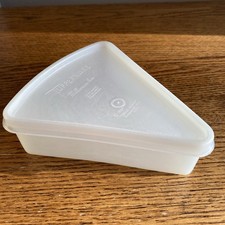Vtg Tupperware Pie Wedge Slice Keeper 269  268 Lid Sheer; Millionaire Line 1954