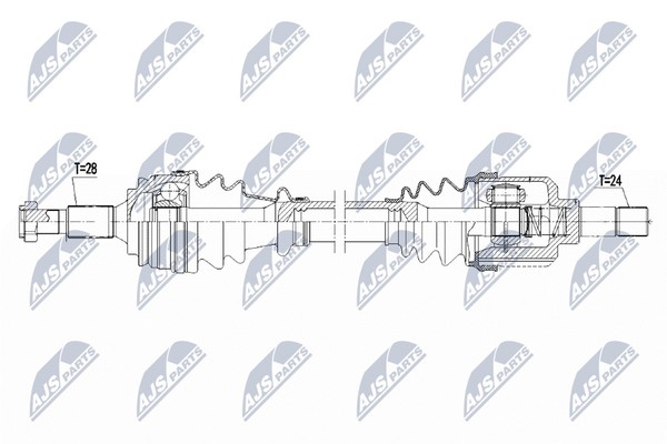 NTY Antriebswelle NPW-PE-077 FüR Toyota Proace Bus D4D MDZ9 Peugeot Traveller 3-image