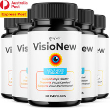 (5 Pack) Visionew Advanced Eye Vision Support Visio New Supplement 300 Capsules