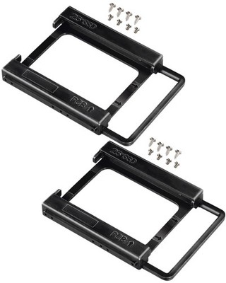 2x Hama Einbau-Rahmen 2,5'' zu 3,5'' SSD Festplatte Rahmen HDD Adapter Halterung