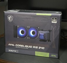 NEW MSI MAG Coreliquid A15 240 Black- AIO ARGB Liquid Cooling - 240mm Radiator