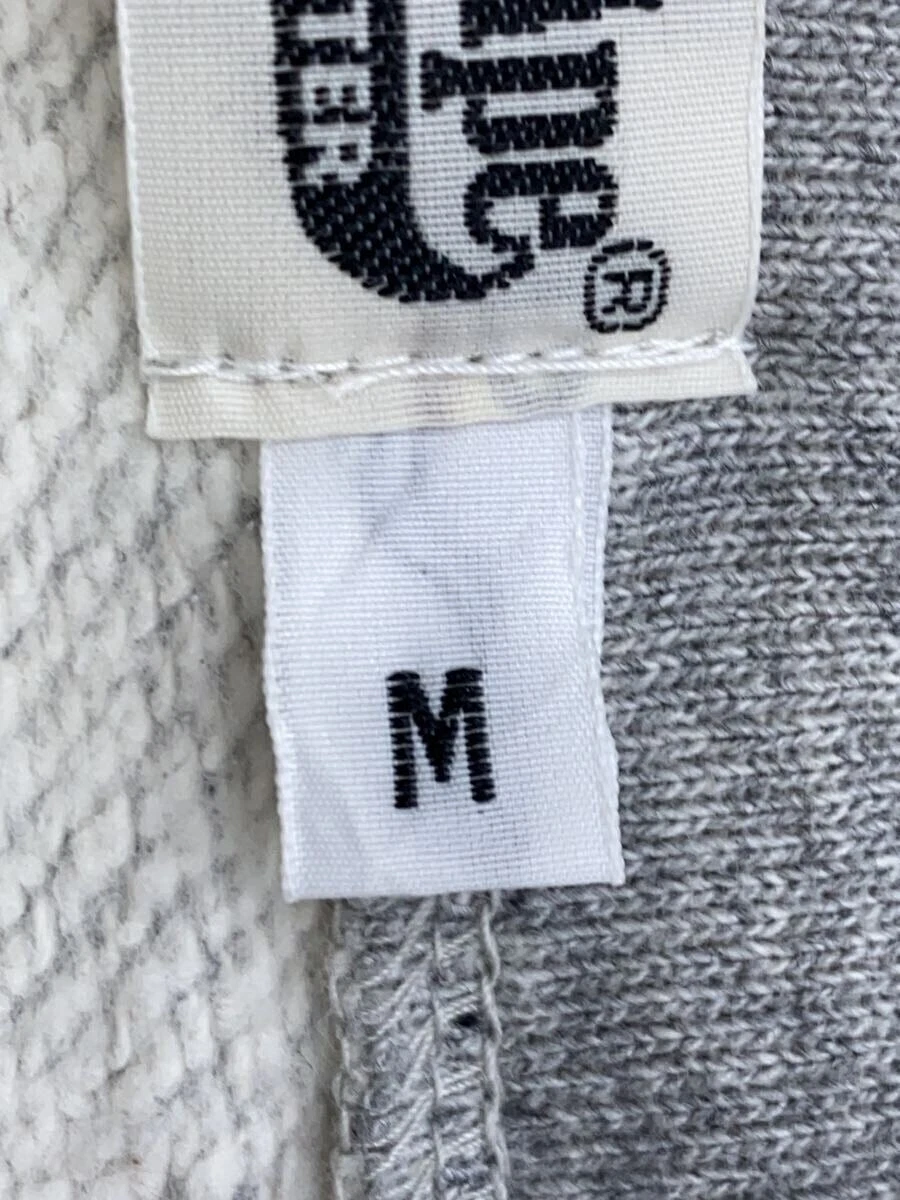 A BATHING APE (BAPE) Felpa con cappuccio e zip BAPE A Bathing Ape M grigia cotone manica destra macchia #ED AZA