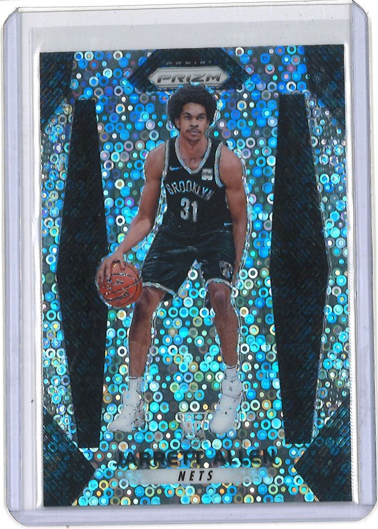 2017-18 Panini Prizm Fast Break Disco Jarrett Allen Rookie Brooklyn Nets #154