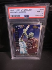 96-97 Topps Finest Mystery Michael Jordan PTP’ers M-1 PSA 8
