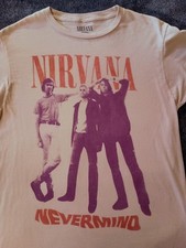 Nirvana Nevermind Vintage Reprint Tshirt M Ba...