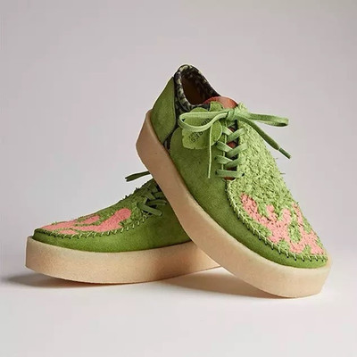 SALEHE BEMBURY X CLARKS ORIGINALS MUD MOSS LUGGER DARK GREEN SAPA GREEN