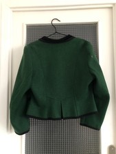 Veste Autrichienne Vintage Giesswein - Laine Bouillie Verte - Taille 38 - Parfait état, Chaud Et Stylé