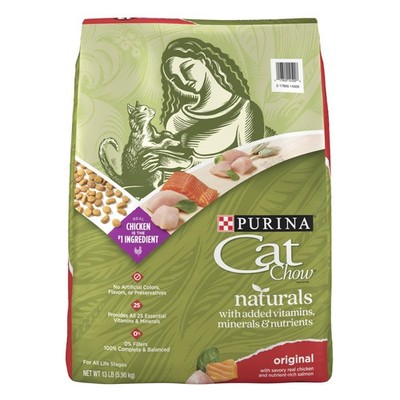 Naturals With Added Vitamins, Minerals and Nutrients Dry Cat Food, Naturals O...