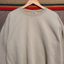 Vtg 90s Jerzees NuBlend Blank Crewneck Sweatshirt Mens Large Active Pullover
