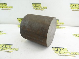27LB PIECE OF STEEL ROUND STOCK 5" DIA x 5" LONG