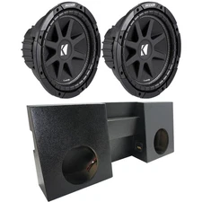 05-15 Toyota Tacoma Double Cab Truck Kicker Comp C10 Dual 10" Rhino Sub Box