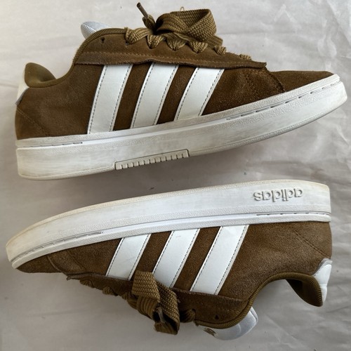 Adidas Grand Court Alpha 00s Men’s Size 9.5 Tennis Brown Suede Sneakers IH3843 - Picture 23 of 24