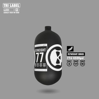 Infamous Pro DNA Powerhouse ''Flyweight'' Tank 77ci -Core Skull - BOTTLE ONLY