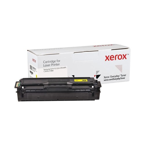 Everyday by Xerox Yellow Toner compatible with Samsung CLT-Y504S, Standard capac