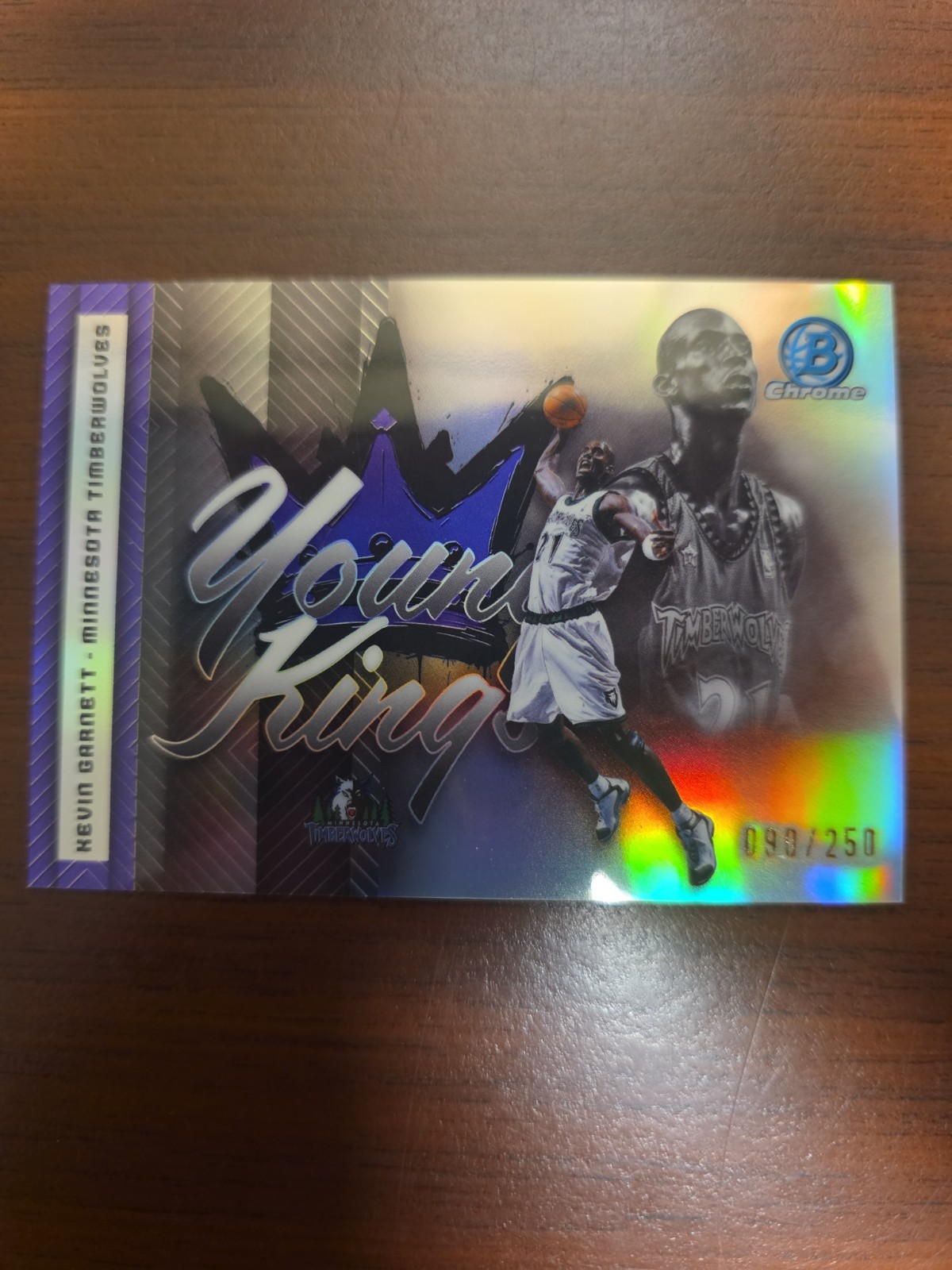 2026 Bowman Basketball Kevin Garnett Young Kings Purple /250