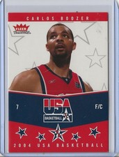 CARLOS BOOZER 2004-05 Fleer Tradition USA Basketball /99 Jazz READ