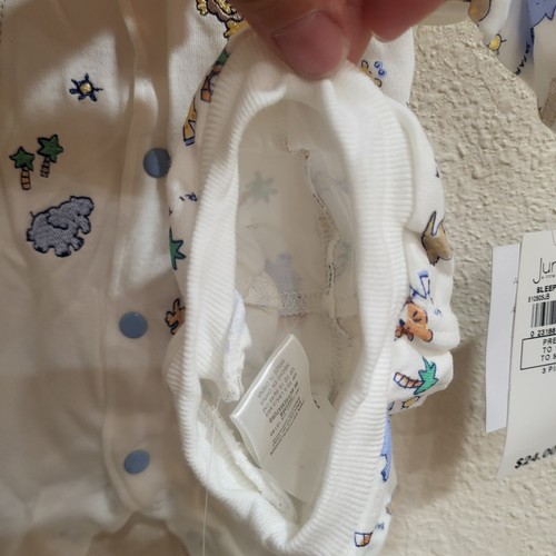 Wacholder von Little Me Baby Safari Outfit mit Füßen Einteiler & Mütze Frühchen Größe - Bild 7 von 7