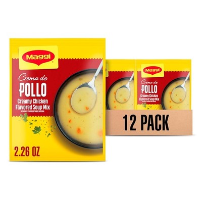 Maggi Creamy Chicken Flavor Soup Mix 2.26 Oz Chicken Soup Mix Pack of 12