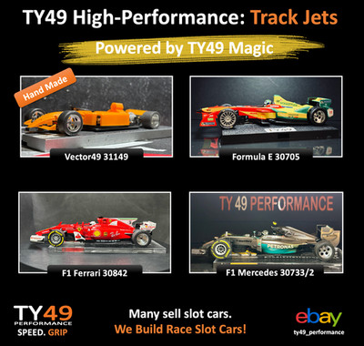 Carrera Digital 132 Open Wheel: Vector49 & 3 F1 Icons - Custom Pro-Performance