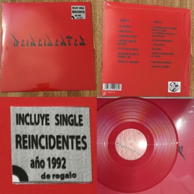 Reincidentes  Debut -  Lp Vinilo Color Rojo Red