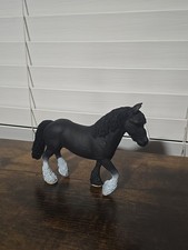 Schleich Rider Stable 42485 Schleich Farm World Set Black Horse Only Rare