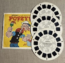 View-Master POPEYE Paint Ahoy - B516 - 3 Reel Set  Booklet V3 