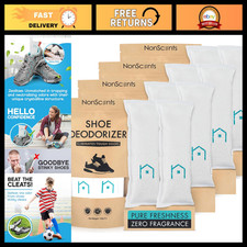 Shoe Deodorizer Spray - Odor Eliminator Air Freshener - 4 Pack for Fresh Shoes