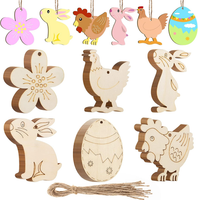 36 StüCk Ostern HolzanhäNger, Osterdekoration Aus Holz Ostern AnhäNger Zum Bemal