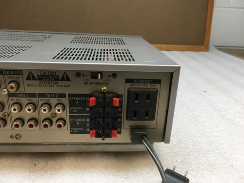 Sony STR-AV460 Ricevitore Home Stereo Theatre 120V Vintage anni 80 - Foto 8 di 10