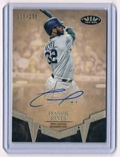 Franmil Reyes 2019 Topps Tier One Break Out On Card Auto #BA-FR 225/250