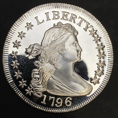 1796 50C Proof Silver Draped Bust Half Dollar 15 Stars Gallery Mint Ron Landis
