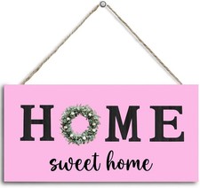 Sweet Home Wooden Hanging Sign, Rustic Farmhouse living Room Decor,Office Home k