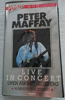 VHS Kassette von Peter Maffay OPEN AIR BAD SEGEBERG
