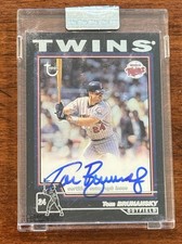 2004 Topps Retired Signature Edition Tom Brunansky TA-TB Auto Twins Uncirculated