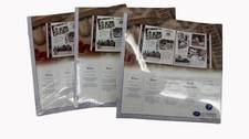 Creative Memories 12x12 White Scrapbook Pages P-Series Set of 3 New Sealed