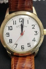 RARE 1960s B.W. Raymond ELGIN 10k GF (873) Swiss Movement 21 Jewels Men's Watch 